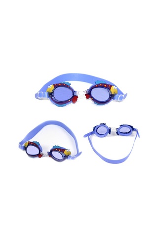 Karikatür Su Geçirmez Anti-Sis Yüksek Çözünürlüklü Çocuk Yüzme Gözlükleri Pembe Yunus Çok Renkli
