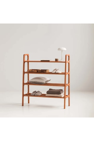 Woodesk Bridge, Ahşap, Ayakkabılık, Kitaplık, Raf Sistemi, Bambu