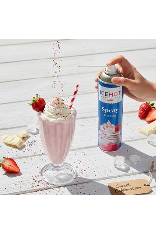 Icehot Sprey Şanti 250 Gr Soğuk & Sıcak Uyumlu Hazır Sprey Krema