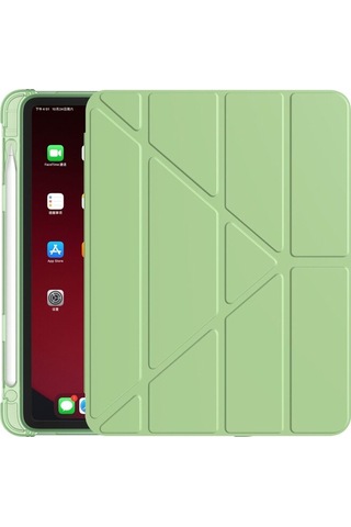 Apple Uyumlu iPad, Pro 10.5 Kılıf Kalem Bölmeli Trifolding Case A1701 A1709 A1852