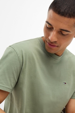 Tommy Jeans Tjm Regular Sflag Ss Ext Yeşil Erkek T-shirt-16262