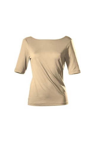 Bulalgiy Kadın Camel Basic Tişört - Bga036575 Camel