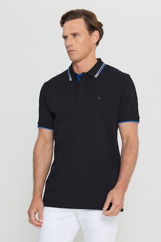 Altınyıldız Collectıon Erkek Sıyah %100 Pamuk Slim Fit Dar Kesim Polo Yaka Tişört Siyah
