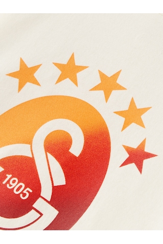 Gsstore Galatasaray Degrade 5 Yıldız Bebek T-shirt B251409 Ekru
