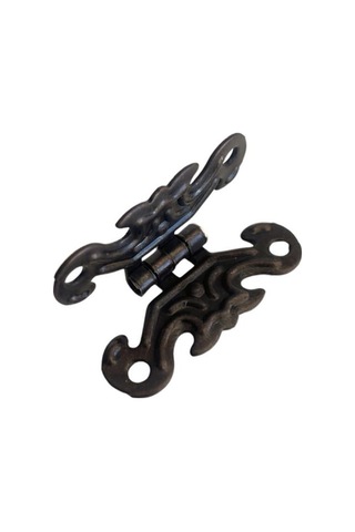Kelebek Bronz Tavla Menteşesi Mobilya Kutu Menteşesi 4 Adet Bronz En:3cm Boy:2cm