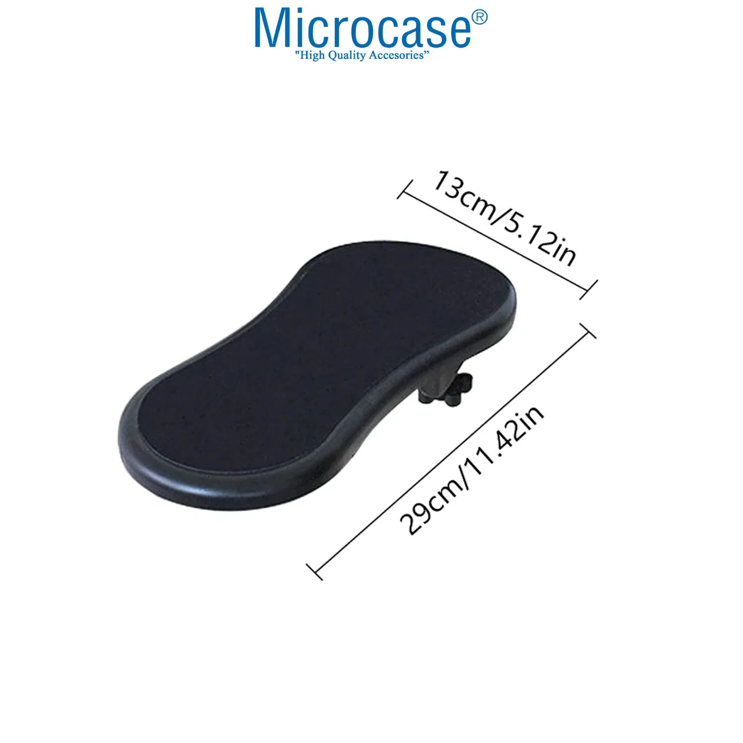 Microcase Ergonomik Bilgisayar Notebook Masa Dönen Bilek Destek Pedi Kol Dayama - Al5275 Siyah