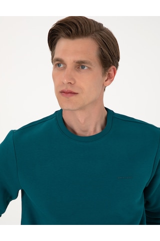 Pierre Cardin Erkek Zümrüt Sweatshirt 50315021-vr055 Zümrüt