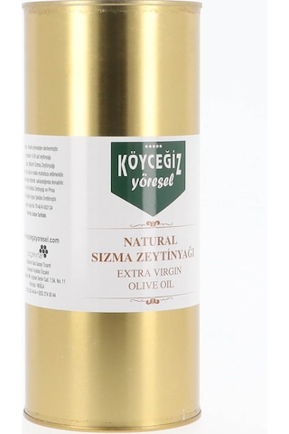 Köyceğiz Yöresel Naturel Sızma Zeytinyağı Teneke 2 L