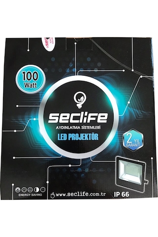 Seclife Nova-13100 100w Led Projektör 6500k Beyaz