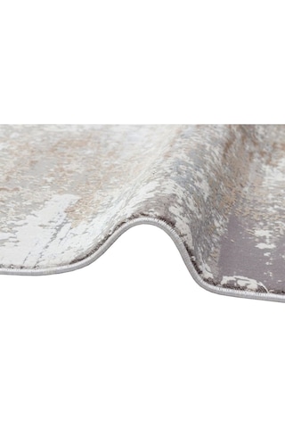 Hoom Rugs Franko Fs 05 Stone Viskon & Akrilik Yüksek Dokulu Modern Salon Halısı Taş