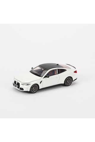 1:24 Ölçek Bmw M4 Sesli Işıklı Kapısı Kaputu Açılan Stantlı Model Araç