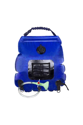 Yaozixa 20l Pvc Dışarıdaki Duş Çantası, Güneşle 45 C'ye Isıtma, Sıcaklık Gösterici, Kamp Ve野营 İçin Taşınabilir Mavi At6628 Mavi