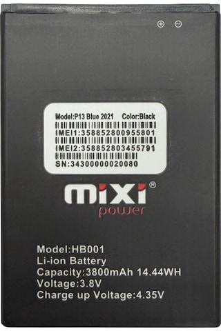 Reeder P13 Blue Max 2021 Uyumlu Tam Kapasite Batarya Tr Garantili