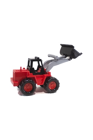 Kepçe Oyuncak Kepçe Dozer Kırmızı 40 Cm