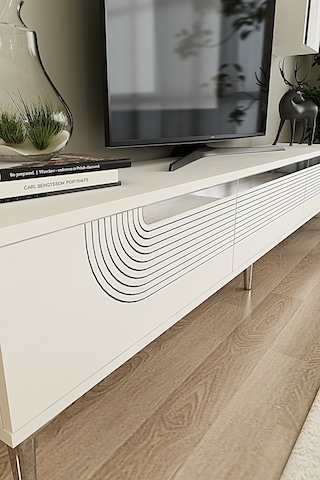 Tvr1803bs - Meyra Tvr180 Ünitesi Takım Beyaz-sılver 180cm Beyaz-sılver