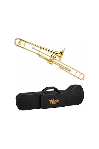 Midex Pistonlu Trombon Bb (Si Bemol) Nota Sehpası ve Telefon Tutuculu Set