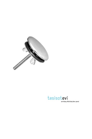 Arıtma Musluğu Delik Tapası- Lavabo Arıtma Delik Kapatma Tapası Krom Arıtma Musluğu Delik Tapası- Lavabo Arıtma Delik Kapatma Tapası Krom