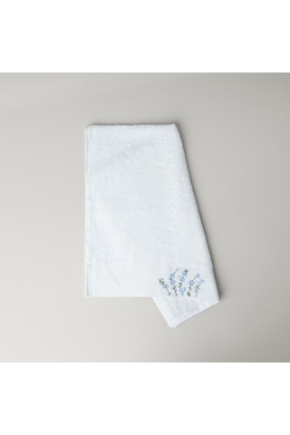 Linens Lunel Bambu 50x85 Cm Yüz Havlusu Beyaz Beyaz