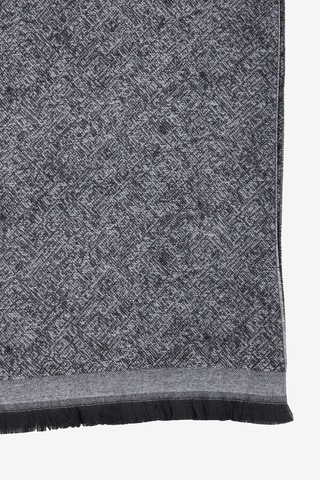 Altınyıldız Classıcs Erkek Sıyah Grı Desenli Standart Fit Atkı