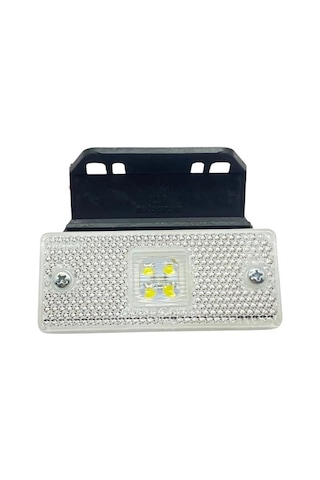 24v Yan Park Lambası Dorse Side Marker Beyaz 4 Ledli E Belgeli