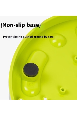 Dm Abs Interaktif Kedi Labirent Oyuncak Yavaş Besleyici Kase Anti-boğulma Sindirim Destek
