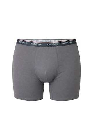 5 Li Paket Erkek Büyük Beden Rahat Kalıp Redzone Likralı Bambu Boxer Gri