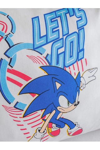 Karışık Sonic Baskılı Yastık Kılıfı 2'li 50x70 Cm Çok Renkli