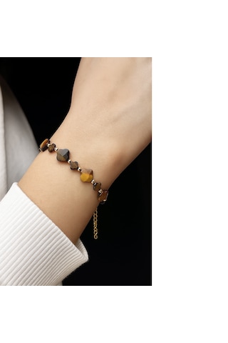 Kaplan Gözü Doğal Taş Bileklik Liderlik Özgüven Ve Odaklanmataşı