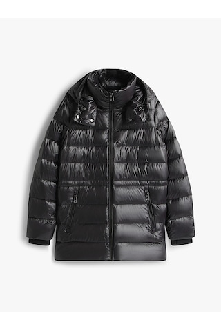 Tommy Hilfiger Gloss Hw Down Waıst Reg Coat Kadın Siyah Mont - Ww0ww47355 Siyah
