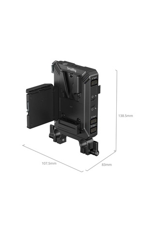 Smallrig 5226 V-mount Pil Montaj Plakası Kiti 15 Mm Lws Rob Borulu