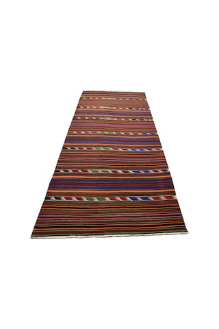 Kilim Antik El Dokuma Yün Anadolu Yörük Kilimi 0082 - Yeni - Çok Renkli