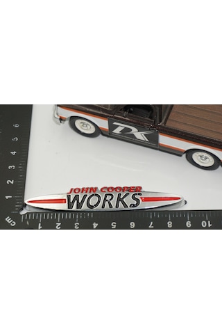 Dk Tuning Mini John Cooper Works Ön Panjur 9cm Metal Logo Arma Bagaj Arma