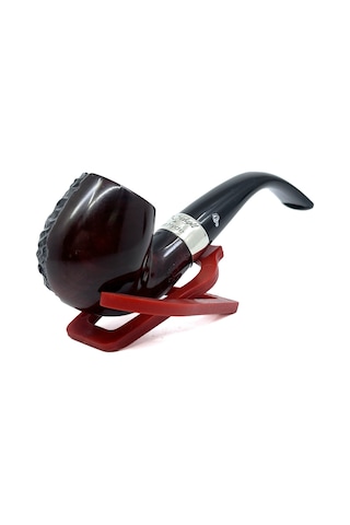 Peterson Dr. Jekyll & Mr. Hyde - Partical Rusticated Kırmızı 9 Mm Filtreli Vulcanite Saplı Pipo 205790