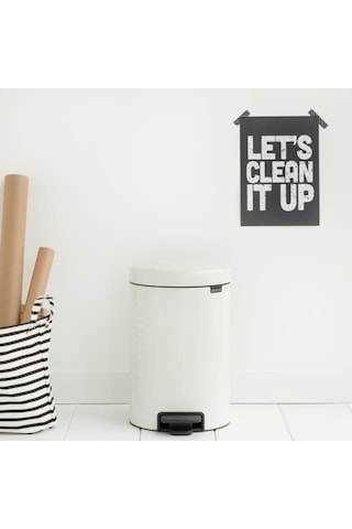 Brabantia Çöp Kutusu 12 Lt Newicon Beyaz