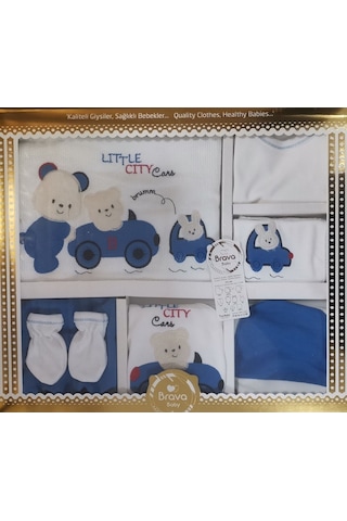 Brava Baby Brava Lacivert 10lu Hastane Çıkışı Lacivert
