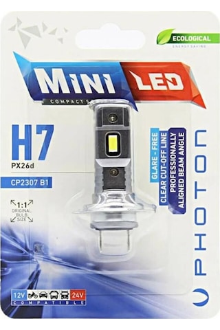 Mini H7 12-24v Compact Led Tekli Blister Cp2307 1 Adet