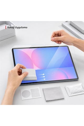 Samsung Galaxy Uyumlu Tab S10 Fe Plus Ekran Koruyucu 13.1 İnç Nano