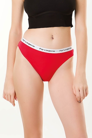Parlingerie Yılbaşı 3lü Kutulu Slip Külot Seti Kırmızı