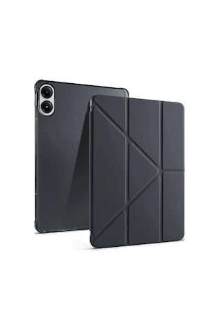 Xiaomi Redmi Pad Pro 12.1 Kılıf Kalemlikli Mars Tablet Kılıfı - Siyah Tablet Kılıfı