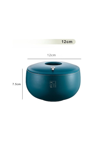 Kapaklı Yemek Kasesi Gıda Sınıfı Isı Yalıtımlı Paslanmaz Çelik Japon Tarzı Salata Karıştırma Kasesi Günlük Kullanım İçin Mutfak Aleti Mavi