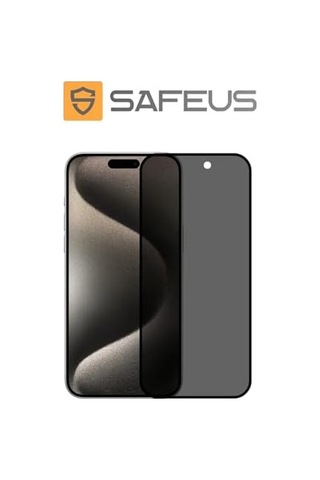 Tam Kaplayan Hayalet Parmak İzi Bırakmayan Safir Ekran Koruyucu Cam, İphone 15 Pro Max İle Uyumlu