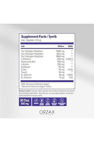 The Collagen All Body Toz 7/8 Yaş
