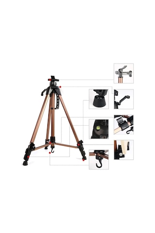 Yüksek Kaliteli Ayarlanabilir Tripod Boyama Şövale Standı