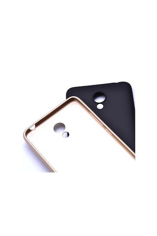 Meizu M6 Kılıf Zore Premier Silikon Kapak Gold