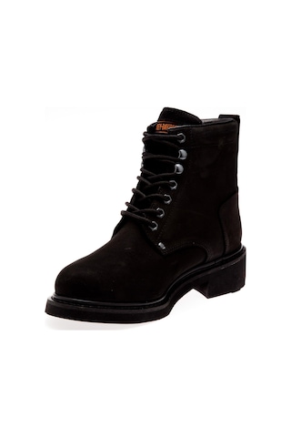 Harley Davidson Gibson Black Nubuk Erkek Bot Siyah