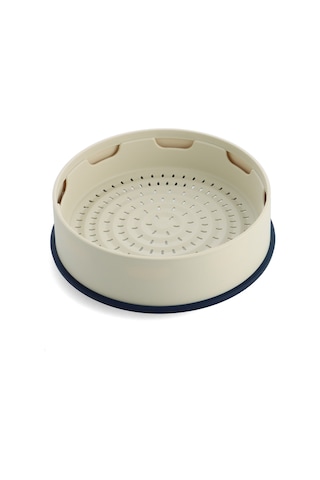 Greenpan Steamy Krem 24 Cm Buharda Pişirici 24 Cm Tencerelerle Uyumlu Üst Üste Kullanılabilir