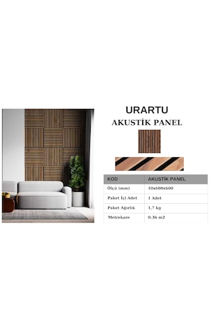 60 X 60 Akustik Duvar Paneli