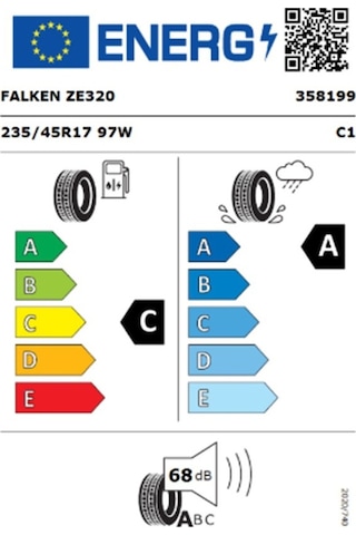 Falken 235/45 ZR17 Tl 97W Xl Zıex Ze320 Yaz Lastiği 2025