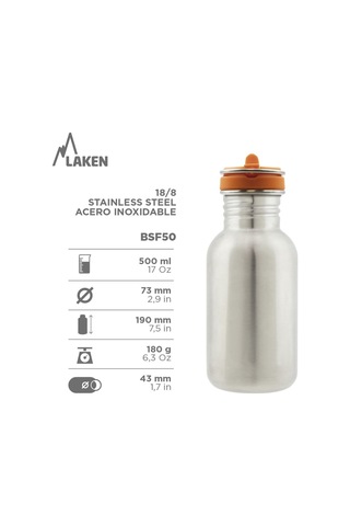 Laken Şişe Acero T.flow 0,5l Eco Paslanmaz Çelik Lkbsfer Tek Renk