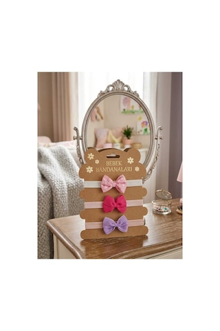 Kız Çocuk Bebek Pembe Renkli Yumuşak Toka Saç Bandı Bandana 3 Lü Çoklu Krem Kız Çocuk Bebek Pembe Renkli Yumuşak Toka Saç Bandı Bandana 3 Lü Çoklu Krem